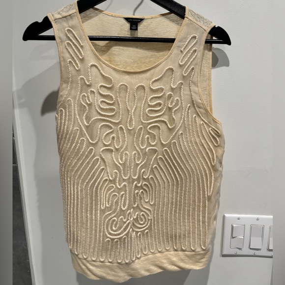 Anne Taylor Embroidered Shell Top - Sz XS - Picture 2 of 5